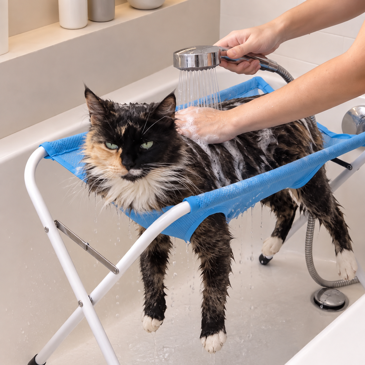 PetPaw™ — Foldable Dog Bath Stand